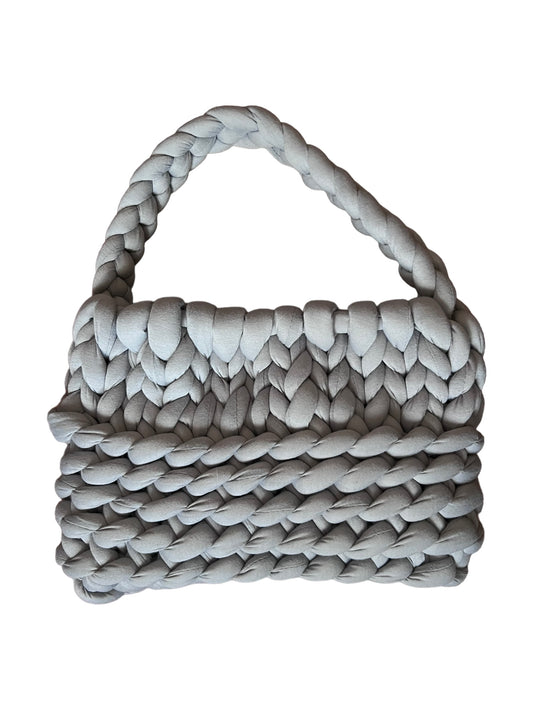 Grey Puffer Bag