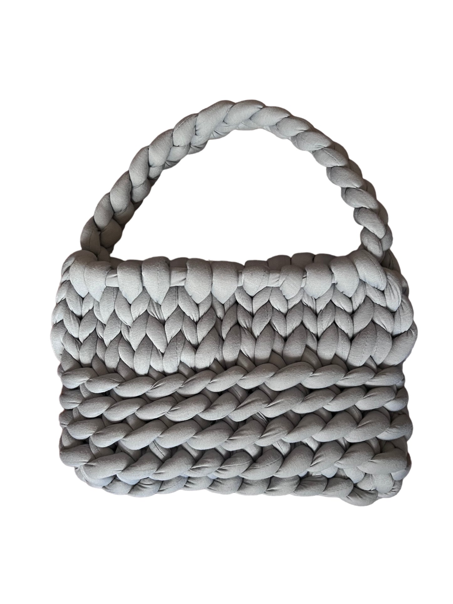 Grey Puffer Bag