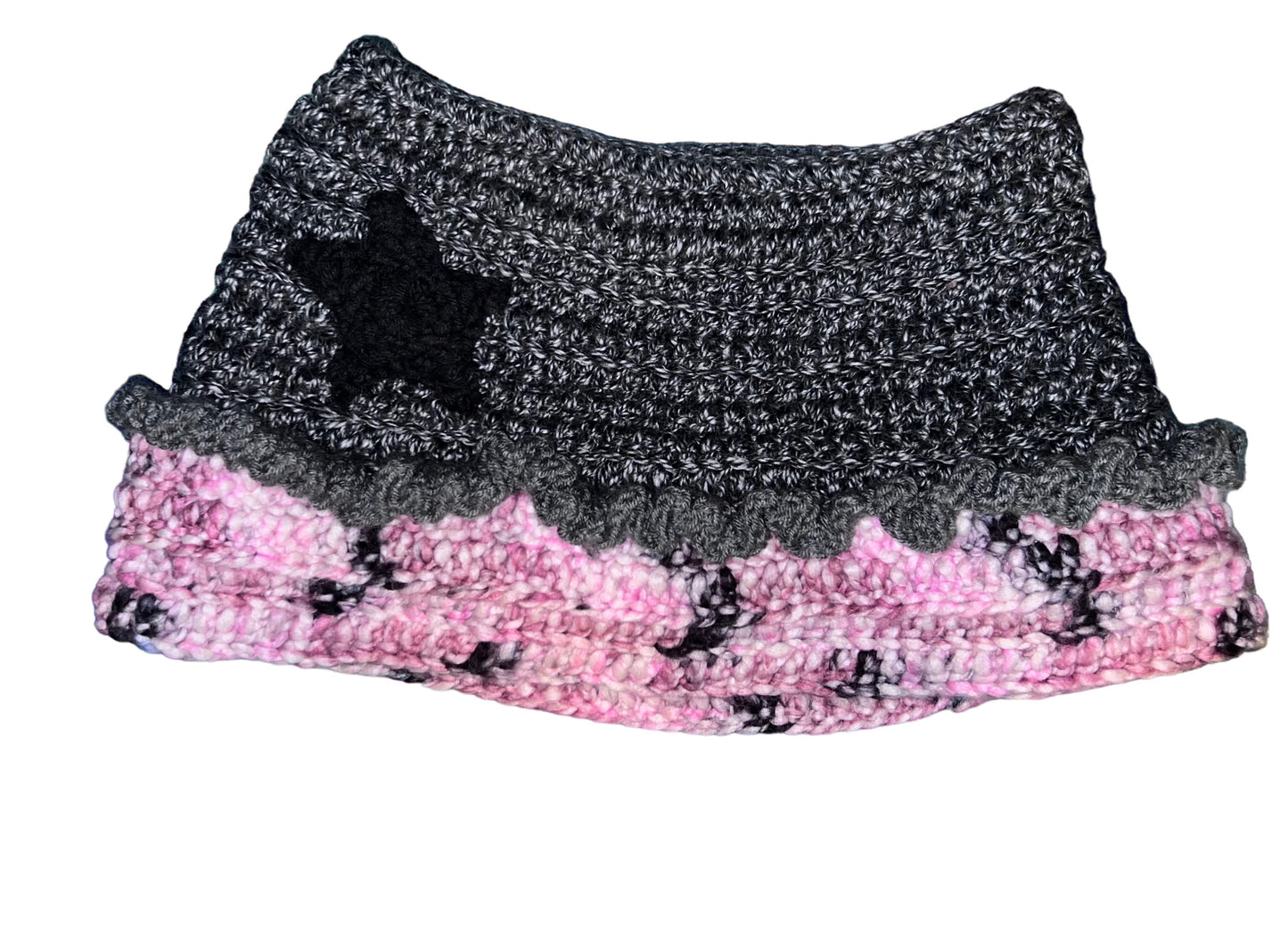 Star crochet skirt